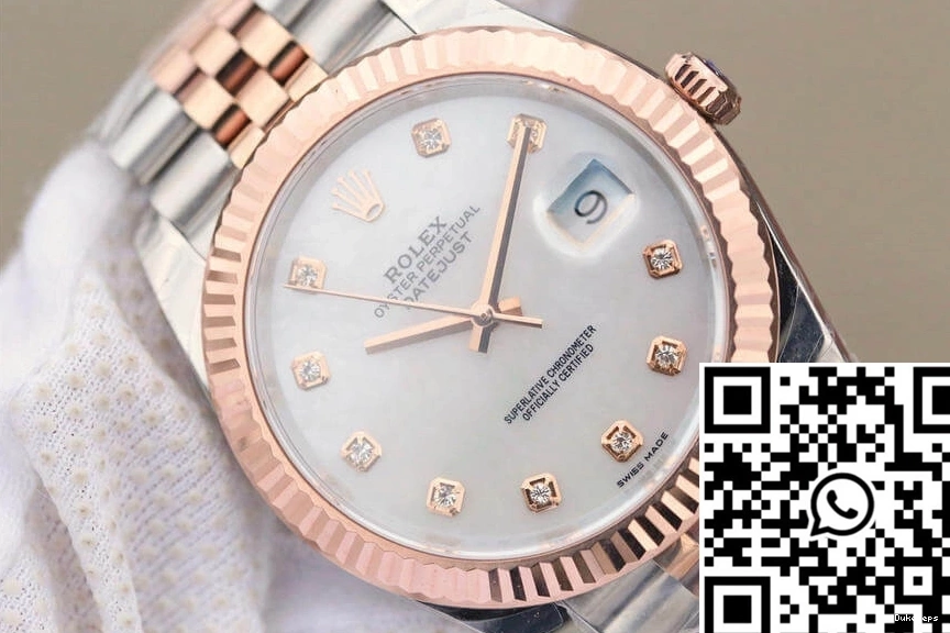 Dial Datejust EW M126331-0014 Mother-Of-Pearl White Factory Rolex 0115